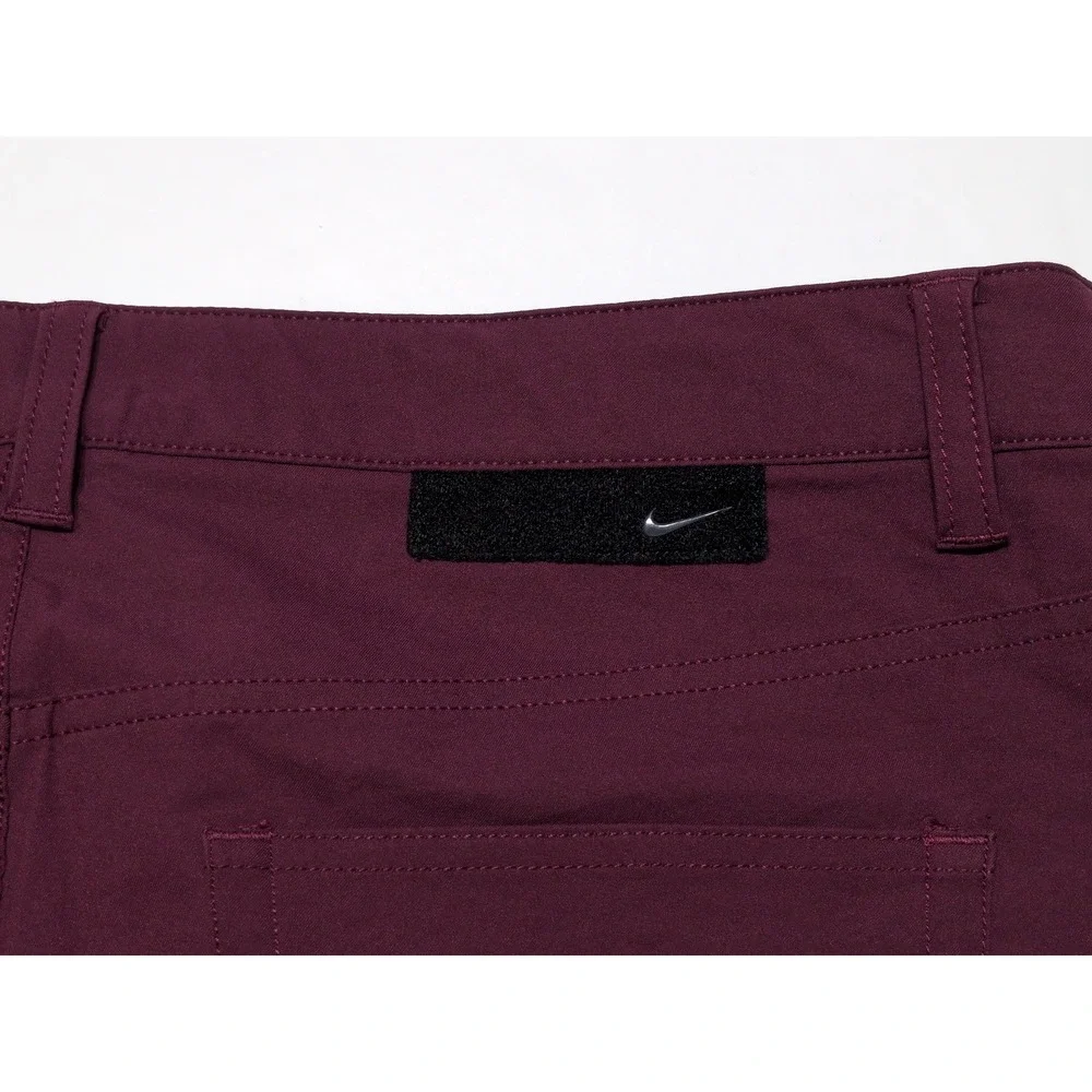 NIKE Golf Pants Men 35x30 Burgundy NWOT Dri-FIT Repel Slim Fit DA3064-610